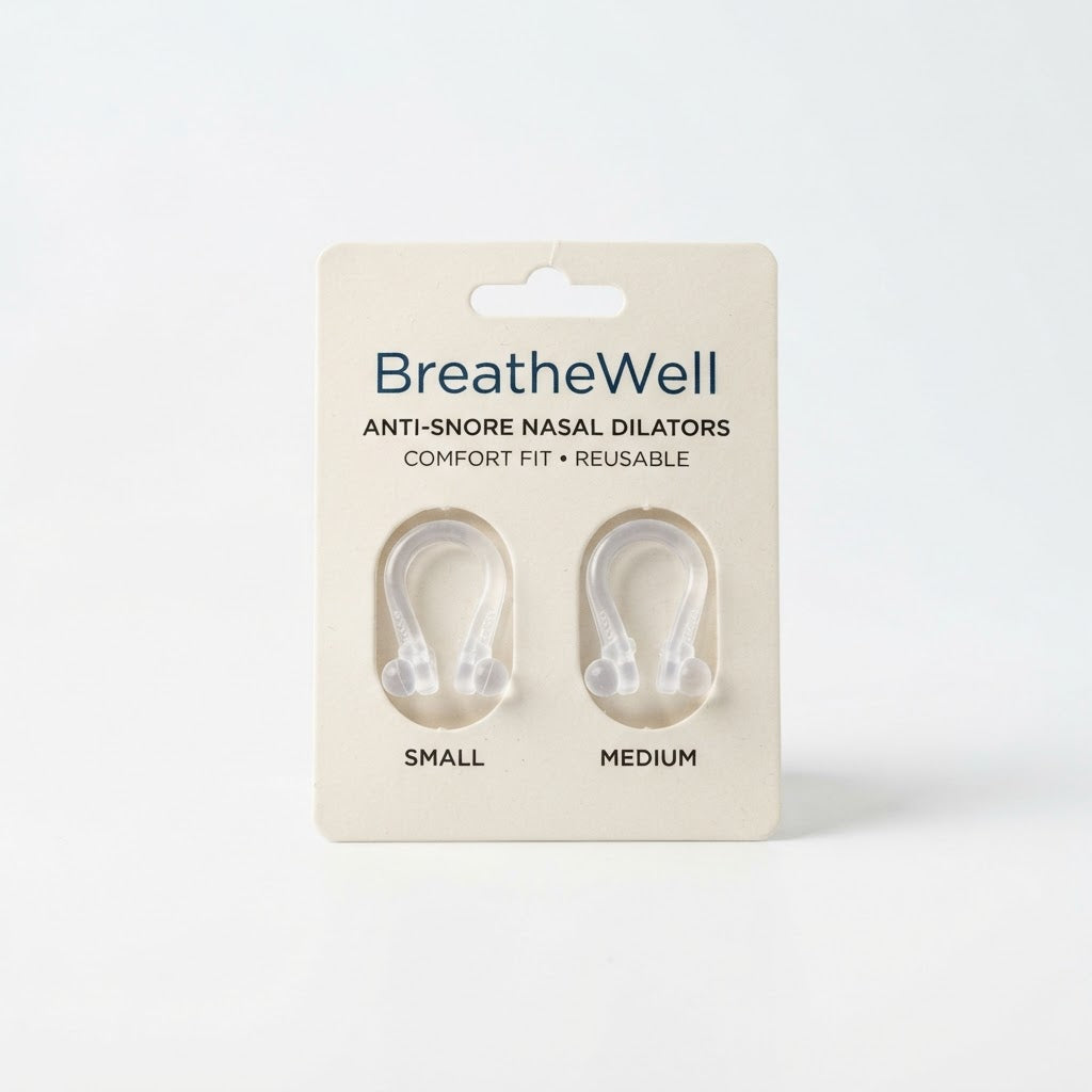Anti-Snore Nasal Dilator Clip Set (2-Pack)