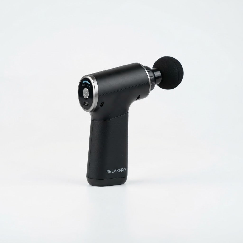 Portable deep tissue mini massage gun for muscle recovery and relief