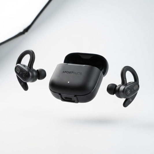 Wireless sport Bluetooth 5.3 earbuds for running and gym workouts