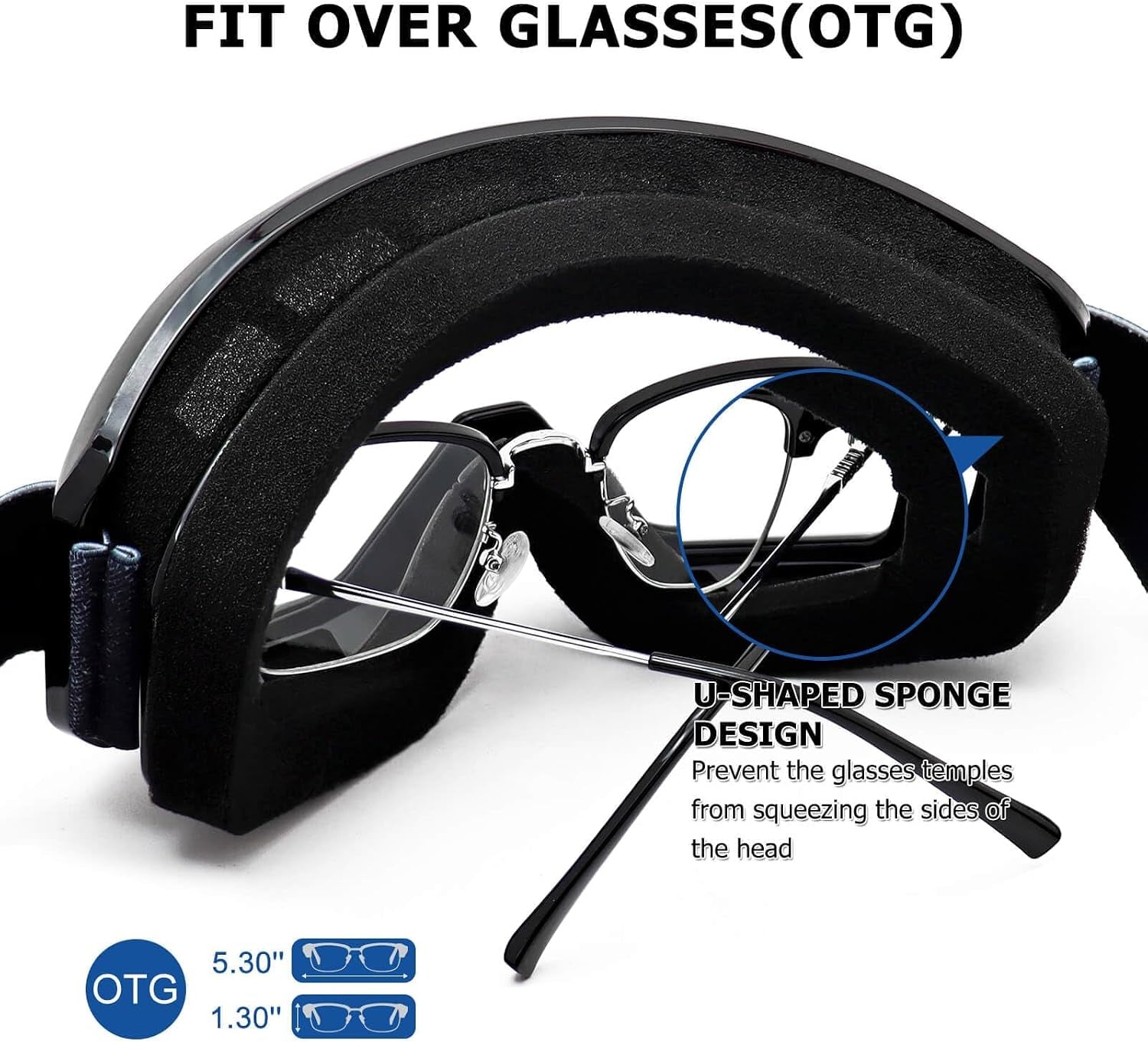 Motocross Dirt Bike Motorcycle Goggles for Youth and Adult | UV400 Windproof Dustproof,Offroad ATV MX General Riding Goggles,With Adjustable Strap