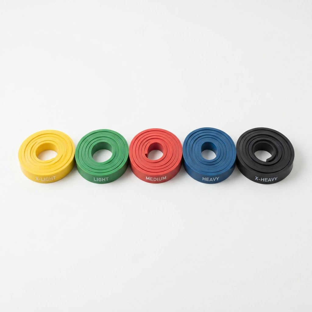 5-piece fitness resistance bands set for home workout and strength training