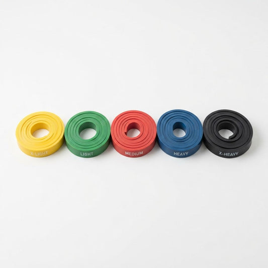5-piece fitness resistance bands set for home workout and strength training
