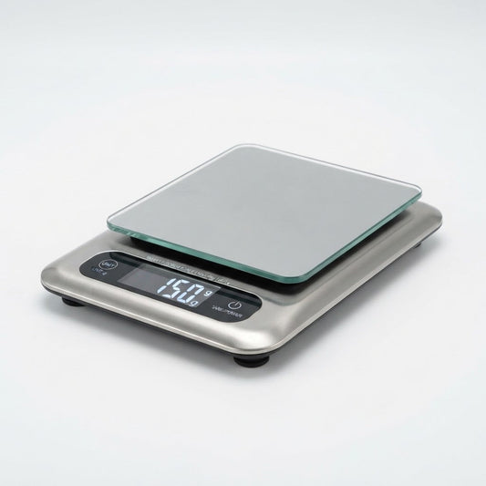Smart digital kitchen food scale for precise cooking and baking measurements
