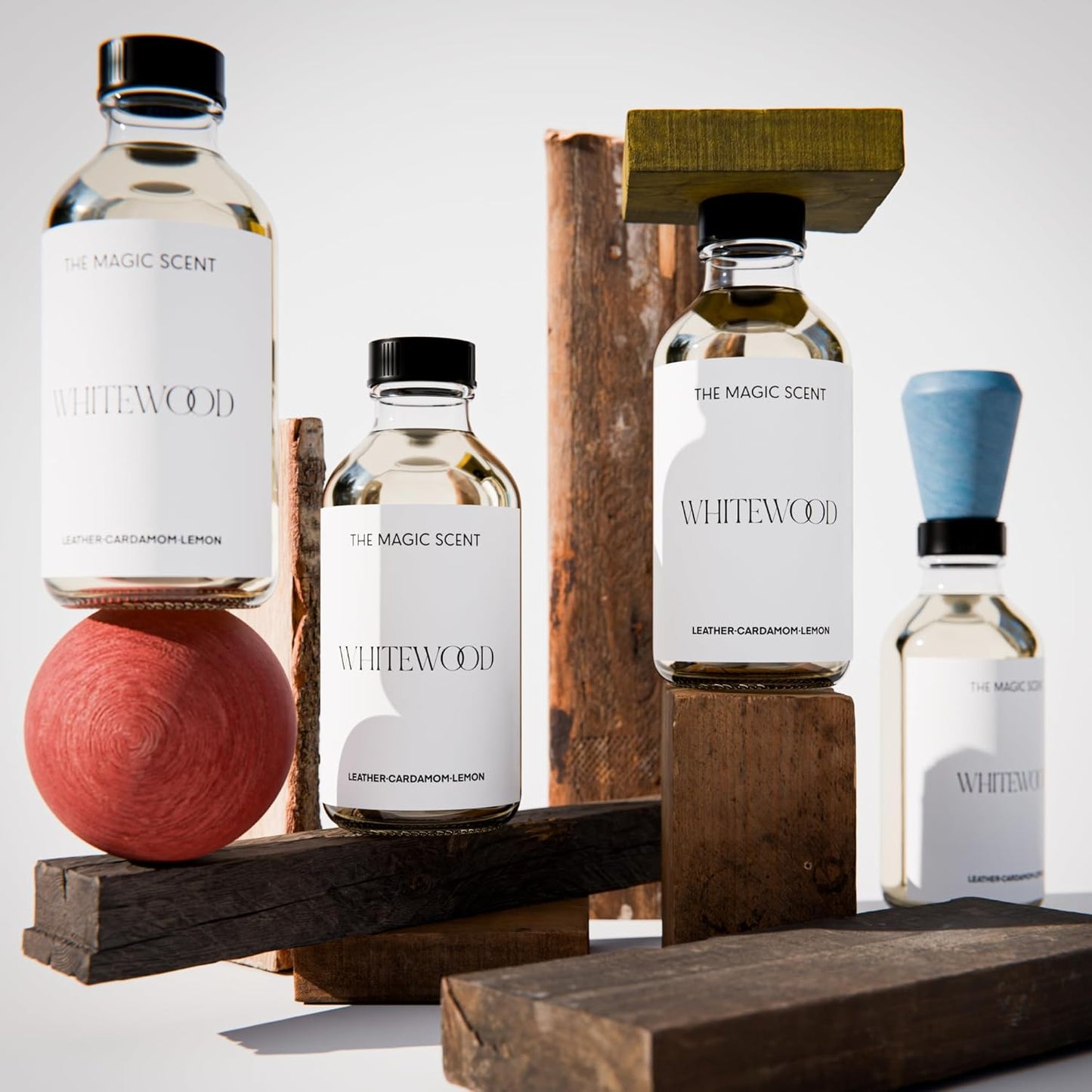Whitewood Diffuser Oil - Hotel & Home Luxury Scents Inspired by 1 Hotel Miami, Compare to My Way Diffuser Oil Scents for Home, Designed for Use in All Diffusers - 16.9 Fl Oz, 500 Ml