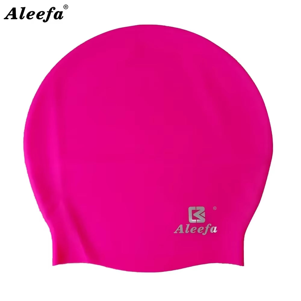 Extra Large Swim Cap for Women Long Hair Braids Dreadlocks, Silicone Bathing Swimming Caps, Weaves, Curls & Afros, Waterproof