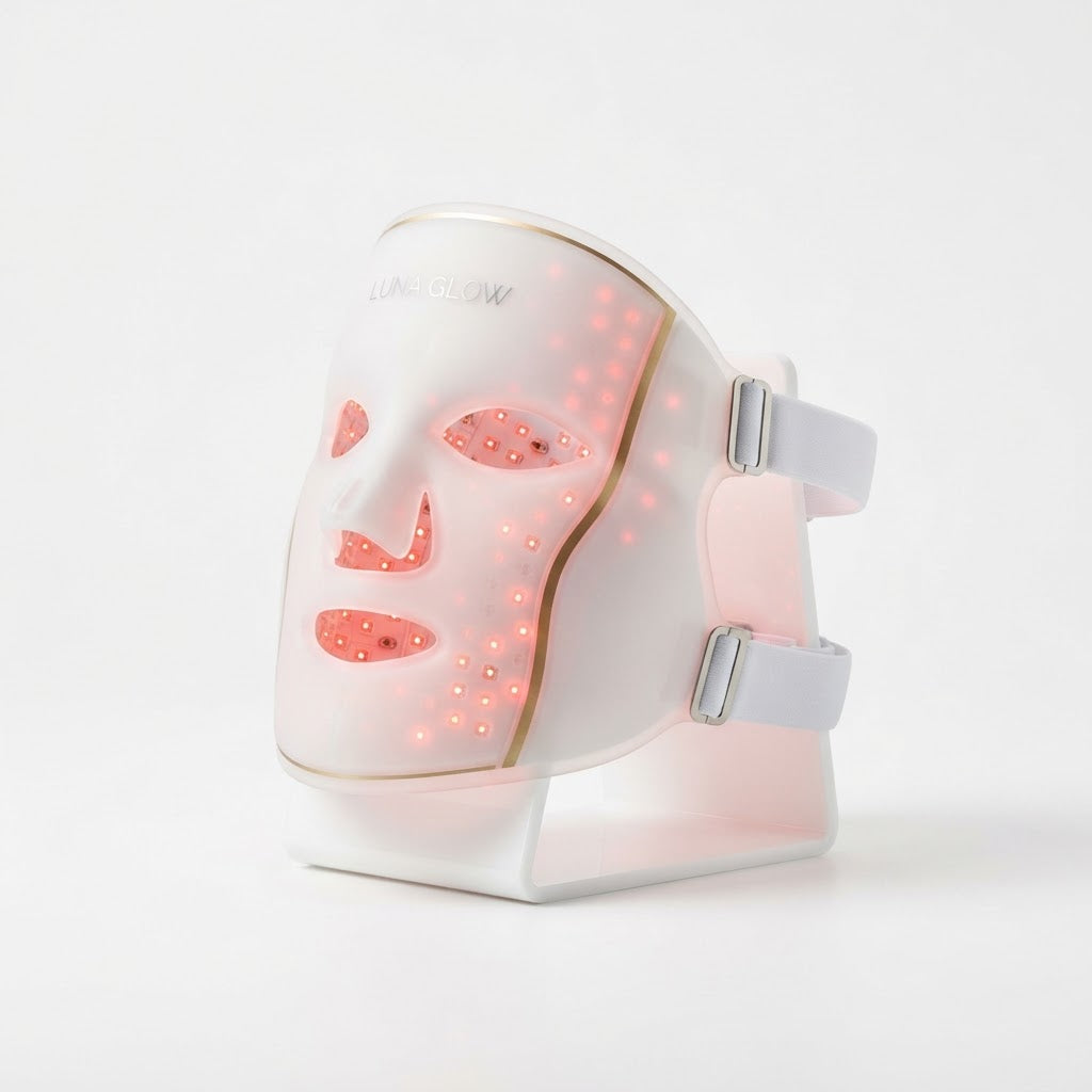 Red light therapy LED face mask for skincare