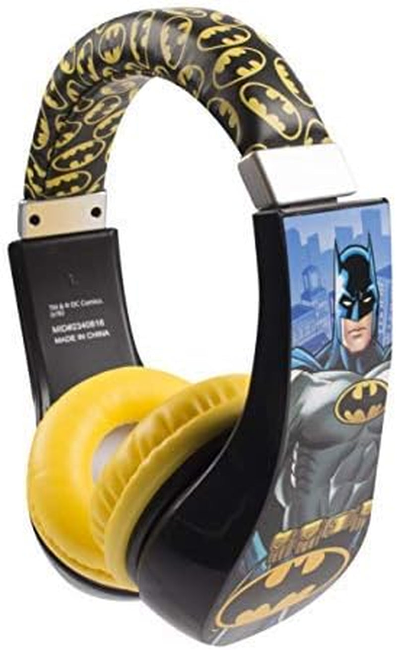 Kids Safe over the Ear Headphones, Volume Limiter for Developing Ears, 3.5MM Stereo Jack, Recommended for Ages 3-9, Green