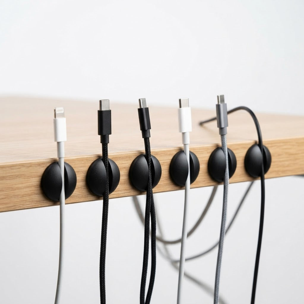 Magnetic Cable Management Clips (6-Pack)