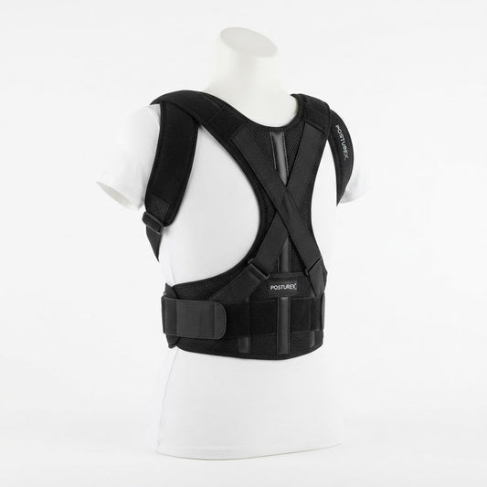 Adjustable posture corrector back brace for shoulder and spine support
